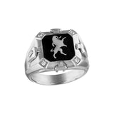 Bulova Sterling Silver 925 Luxury Jewelry Mens Ring