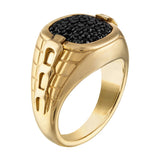 Bulova Sterling Silver 925 Luxury Jewelry Mens Ring