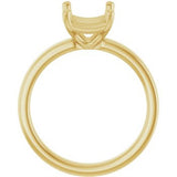 Gold Engagement Ring Mounting