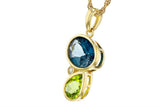 Gold Colored Stone Pendant