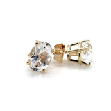 Gold Colored Stone Earring
