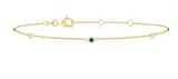 Gold Colored Stone Bracelet
