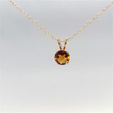 Gold Colored Stone Necklace