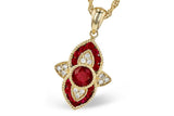 Gold Colored Stone Necklace