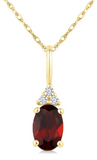 Gold Colored Stone Necklace