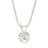 .01 Tw Genuine Diamond 5Mm Necklace