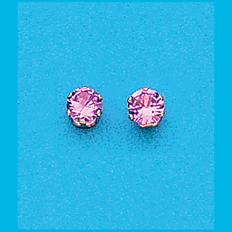 6Mm Created Pink Sapphire