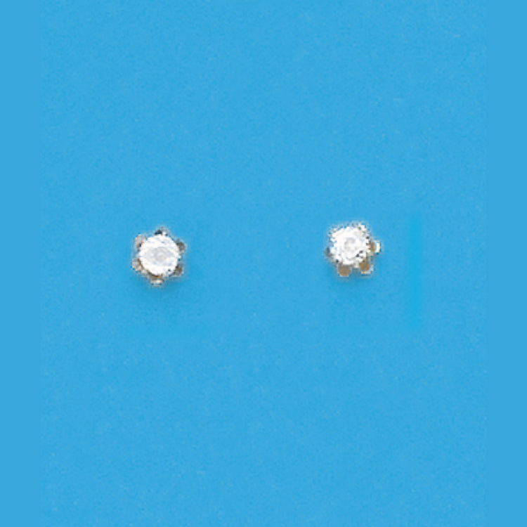 .01 Tw Diamond Earrings (3Mm Set)