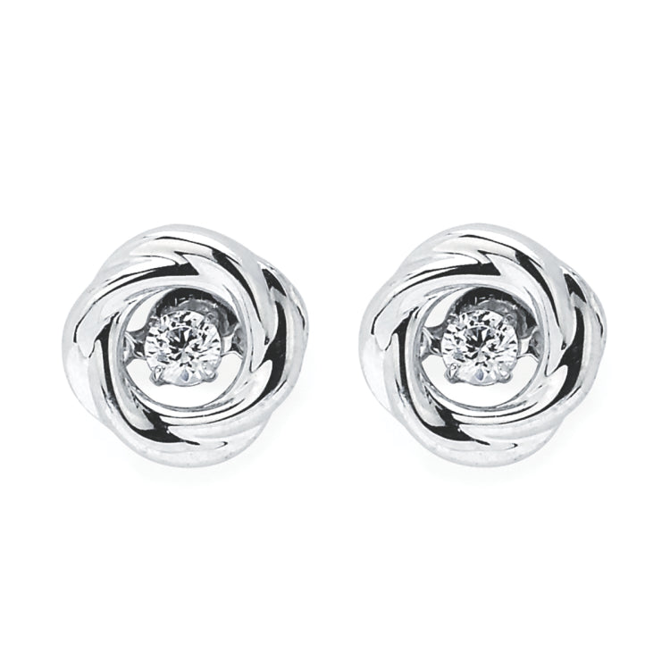 Shimmering Sterling Silver - Earrings