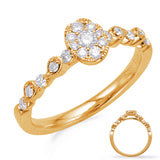 Yellow Gold Diamond Fashion Ring