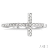 Cross Diamond Fashion Ring