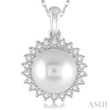 Pearl & Diamond Pendant