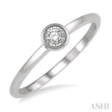 Light Weight Diamond Promise Ring