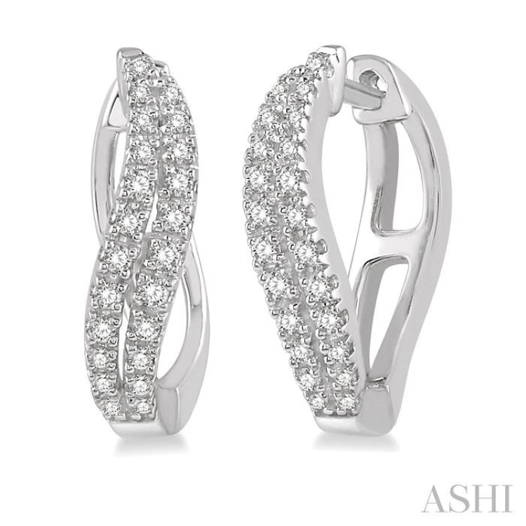 Diamond Hoop Fashion Earrings