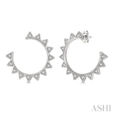 Diamond Hoop Fashion Earrings