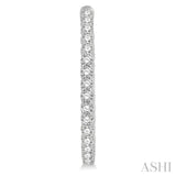 Diamond Hoop Earrings