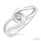 Knot Light Weight Diamond Fashion  Ring