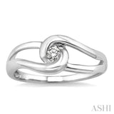 Knot Light Weight Diamond Fashion  Ring