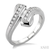 Diamond Fashion Bypass Ring