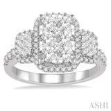 Past Present & Future Lovebright Diamond Fashion Ring