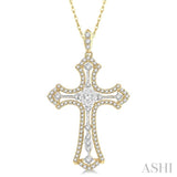 Lovebright Cross Diamond Fashion Pendant