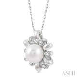 Pearl & Diamond Pendant