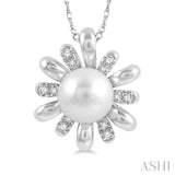 Pearl & Diamond Pendant