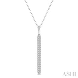 Diamond Straight Bar Pendant