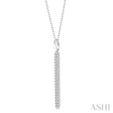 Diamond Straight Bar Pendant