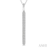 Diamond Straight Bar Pendant