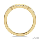 Light Weight Diamond Chevron Ring