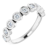 Bezel-Set Anniversary Band