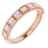 Bezel-Set Anniversary Band
