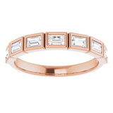 Bezel-Set Anniversary Band