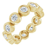 Bezel-Set Eternity Band