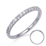14 Kt White Gold Diamond Bands