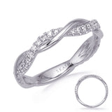 14 Kt White Gold Stackables Bands