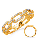 14 Kt Yellow Gold Diamond Bands