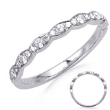 14 Kt White Gold Matching Bands