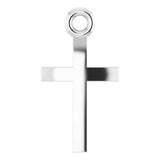 Sterling Silver Cross 18