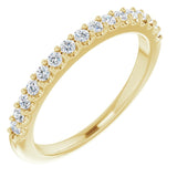 14K Yellow 1/4 CTW Diamond Anniversary Band