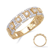 14 Kt Yellow Gold Diamond Fashion Diamond Rings