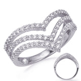 14 Kt White Gold Diamond Fashion Diamond Rings