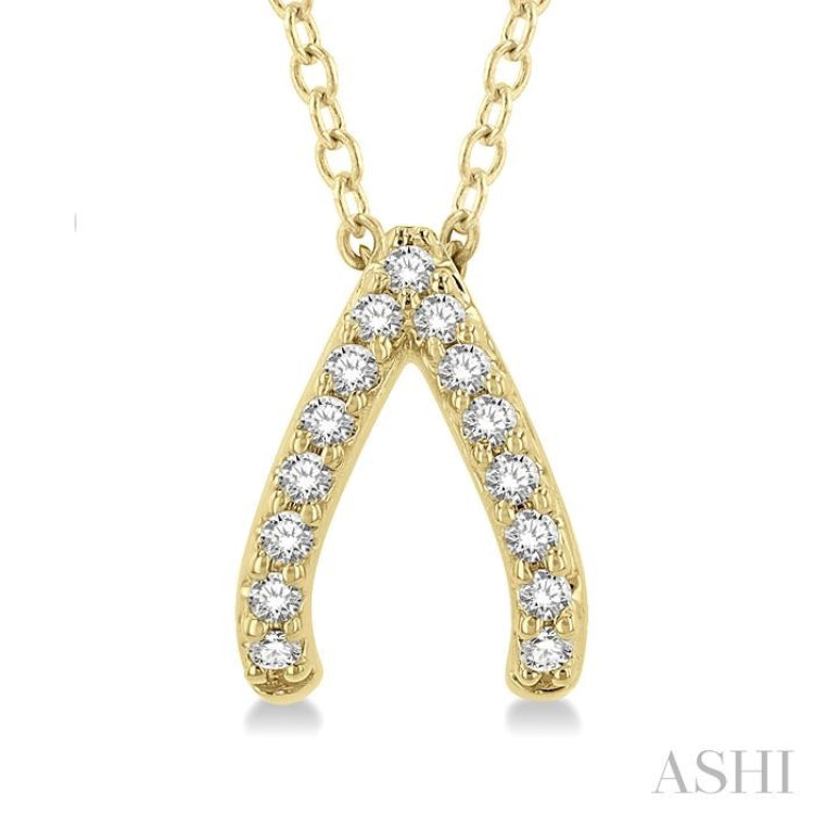 Wishbone Petite Diamond Fashion Pendant